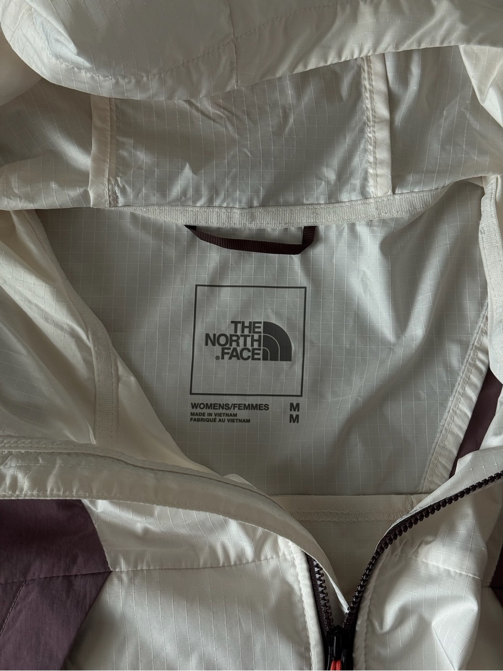 North Face Trailwear WindWall Jacket Womens M Colorblock Hooded Lightweight - Picture 6 of 7